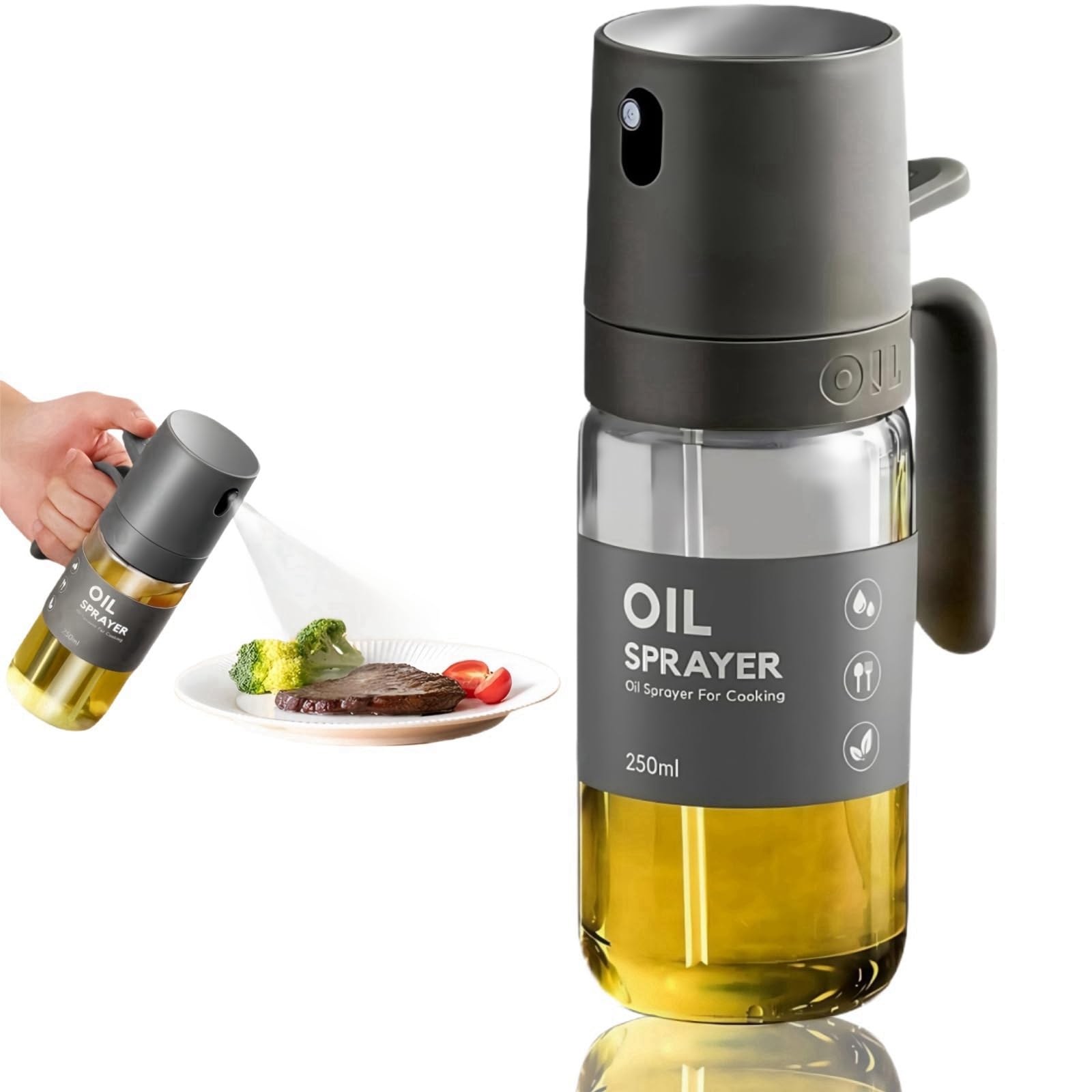 オイルスプレー 350ml グレー*3 Amazon.co.jp: Suggee オイルスプレー【アップグレード】オリーブ